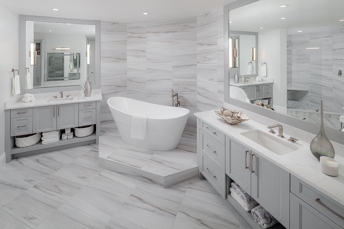 family room interior design by Diana Hall Design Naples