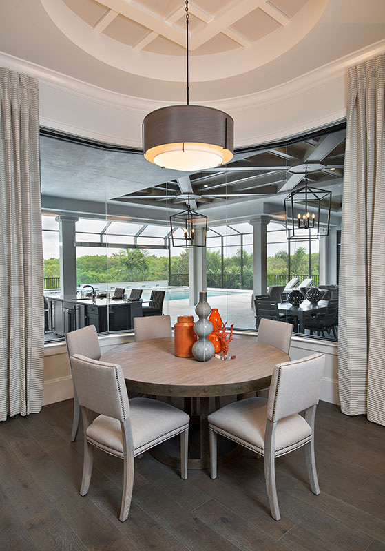 nook interior design by Diana Hall Design Naples