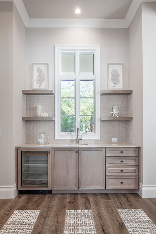 wet bar interior design by Diana Hall Design