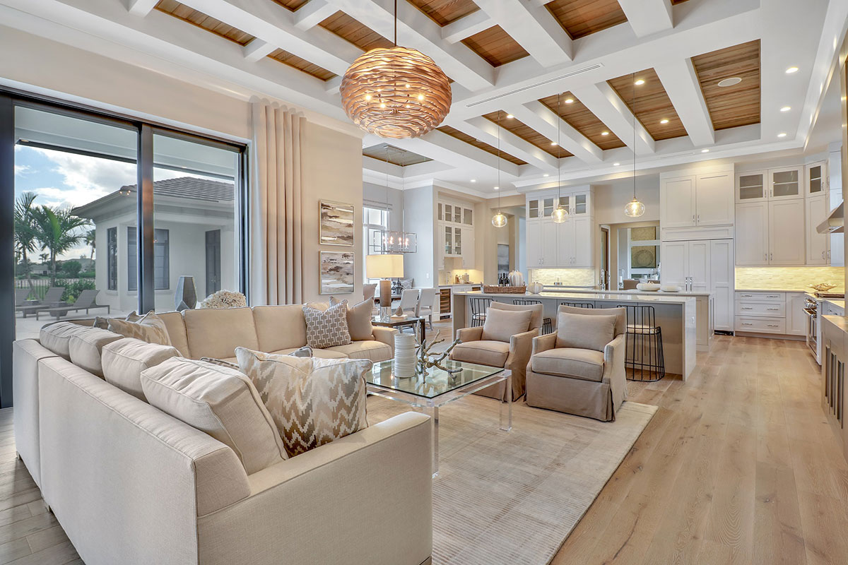 family room interior design by Diana Hall Design