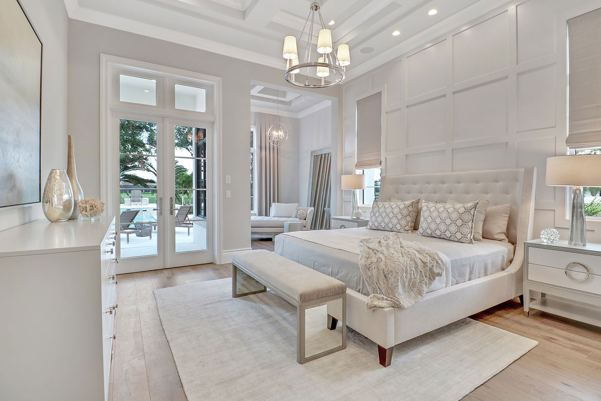 master bedroom interior design by Diana Hall Design
