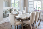 dining room interior design by Diana Hall Design
