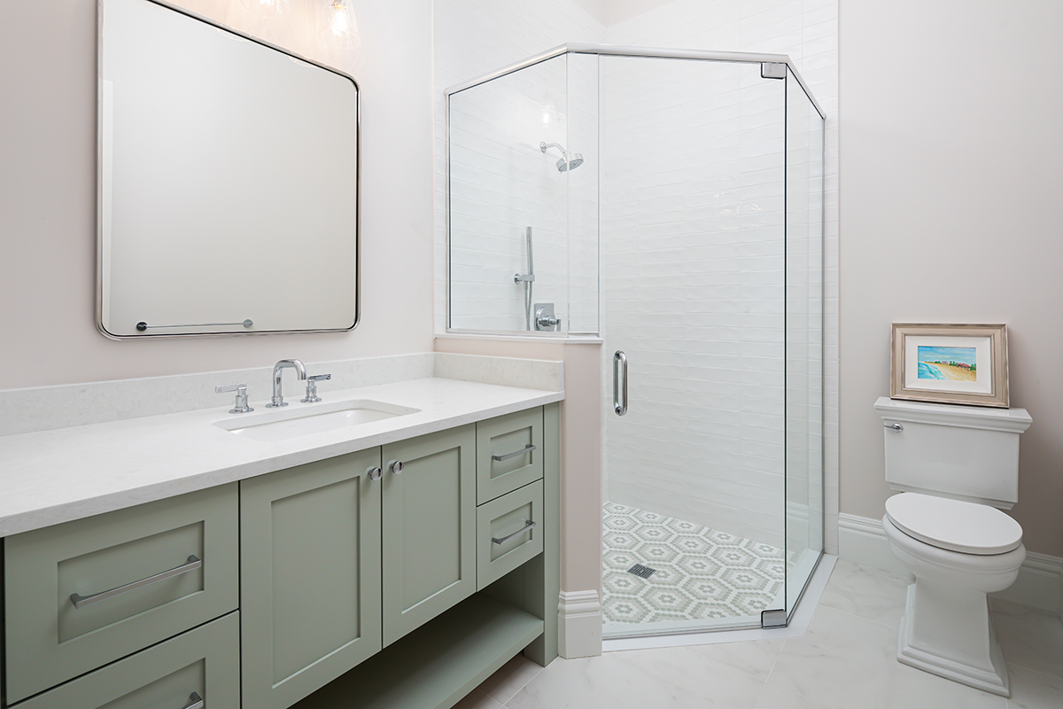 Image of master bathroom design by Diana Hall Design Naples