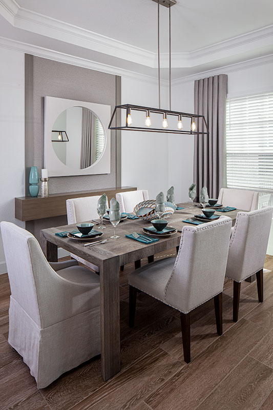 dining room interior design by Diana Hall Design Naples