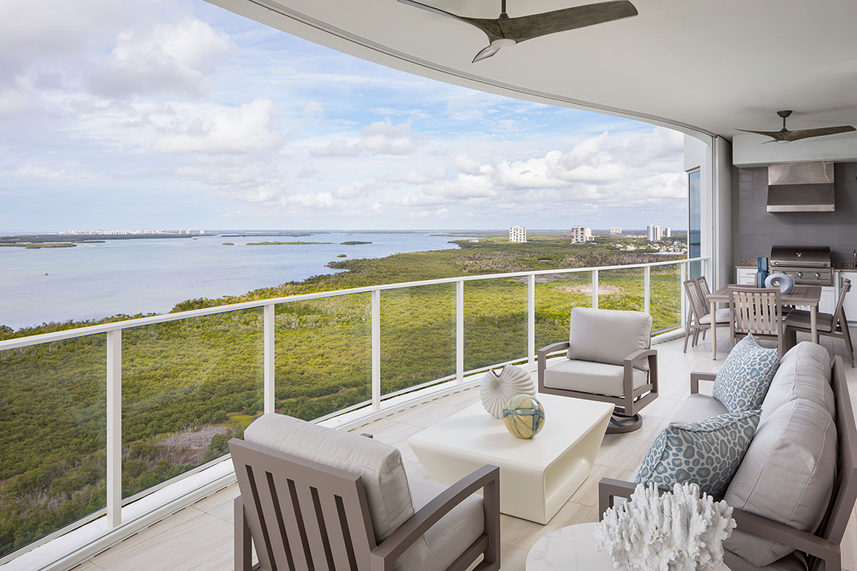 Image of lanai interior design by Diana Hall Design Naples