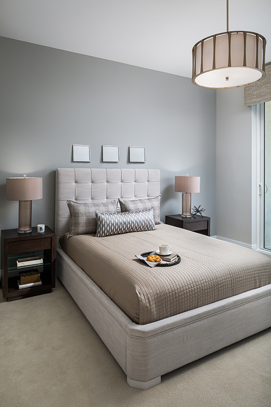 guest room interior design by Diana Hall Design Naples