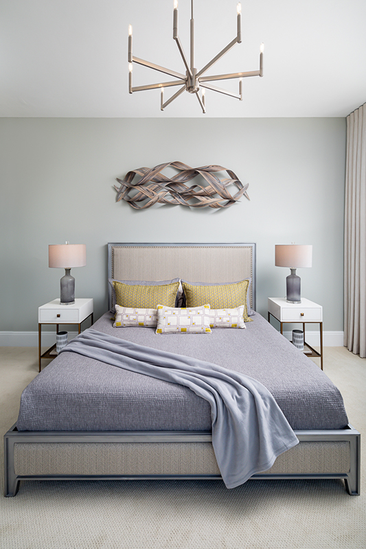 guest room interior design by Diana Hall Design Naples