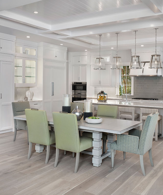 dining room interior design by Diana Hall Design Naples