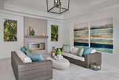 lanai interior design by Diana Hall Design Naples