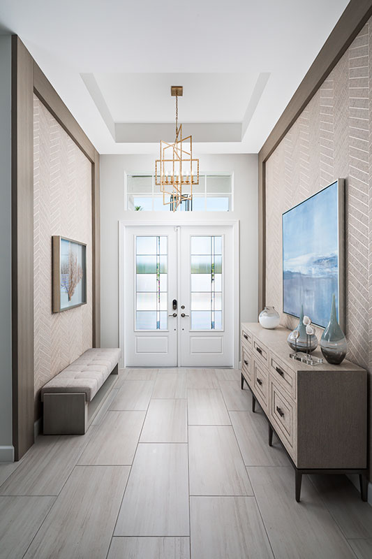 Image of foyer interior design by Diana Hall Design Naples