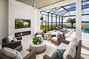 Image of lanai interior design by Diana Hall Design Naples