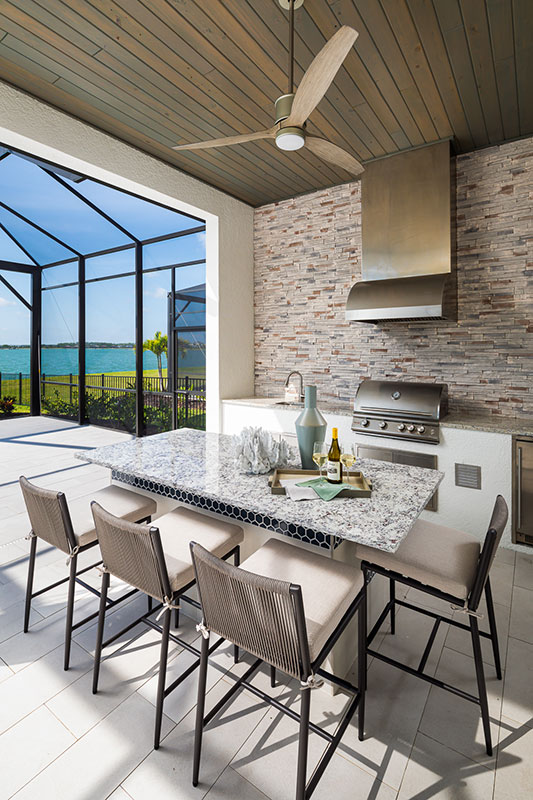 Image of lanai interior design by Diana Hall Design Naples