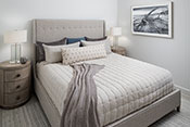 Image of guest bedrooom interior design by Diana Hall Design Naples