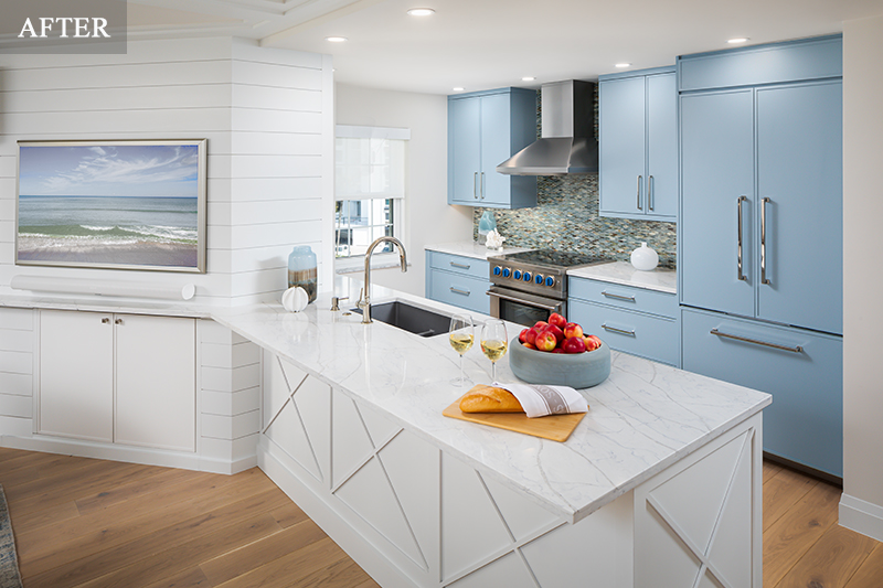 St Croix kitchen remodel after - Diana Hall Interior Design Naples