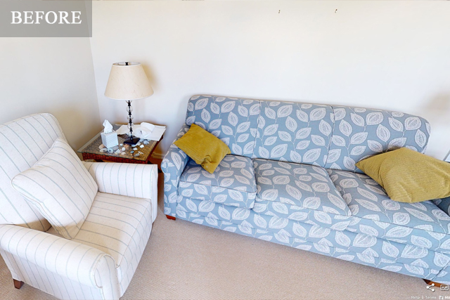 St Croix den redesign before - Diana Hall Interior Design Naples