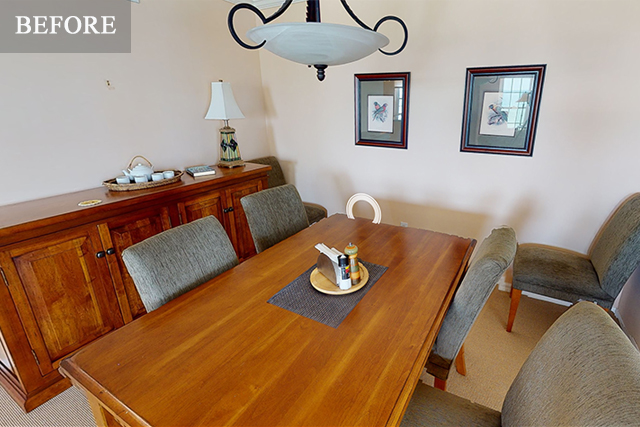 St Croix dining redesign before - Diana Hall Interior Design Naples