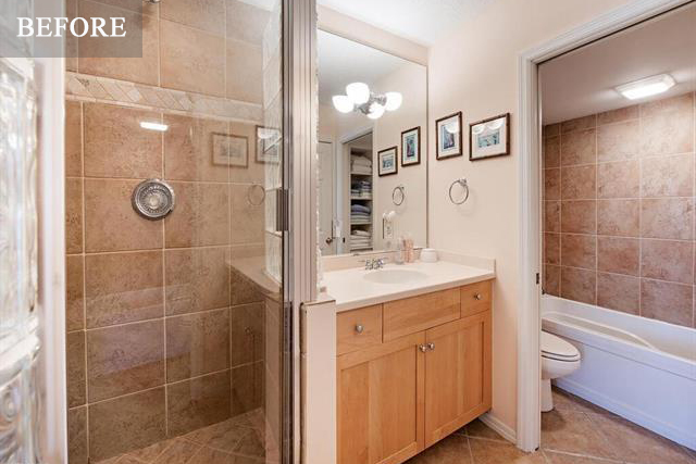 St Croix master bath remodel before - Diana Hall Interior Design Naples